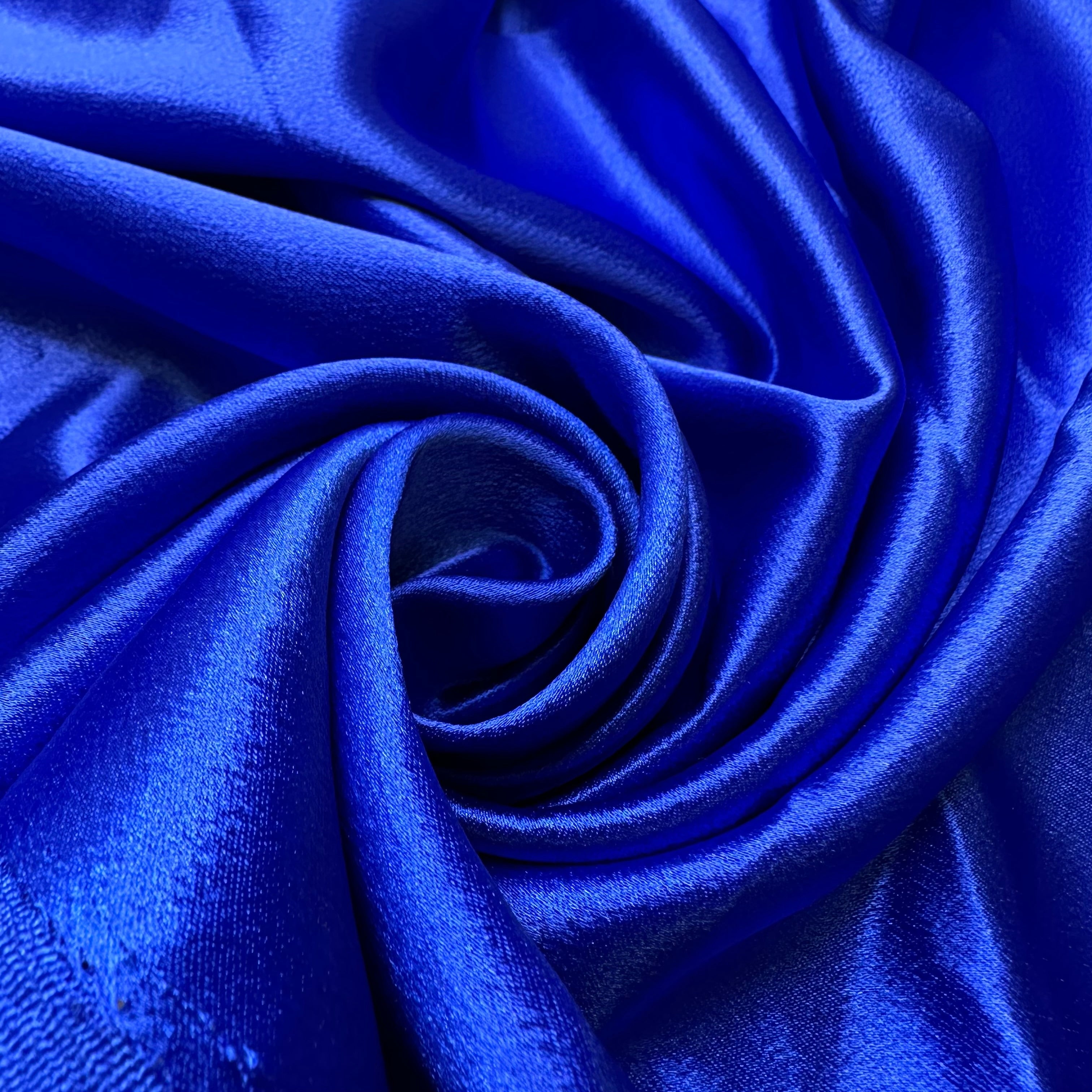 Feeling Serene Sateen Poly Woven Blue Bundles FABCYCLE feeling-serene-sateen-poly-woven-blue-bundles-fabcycle