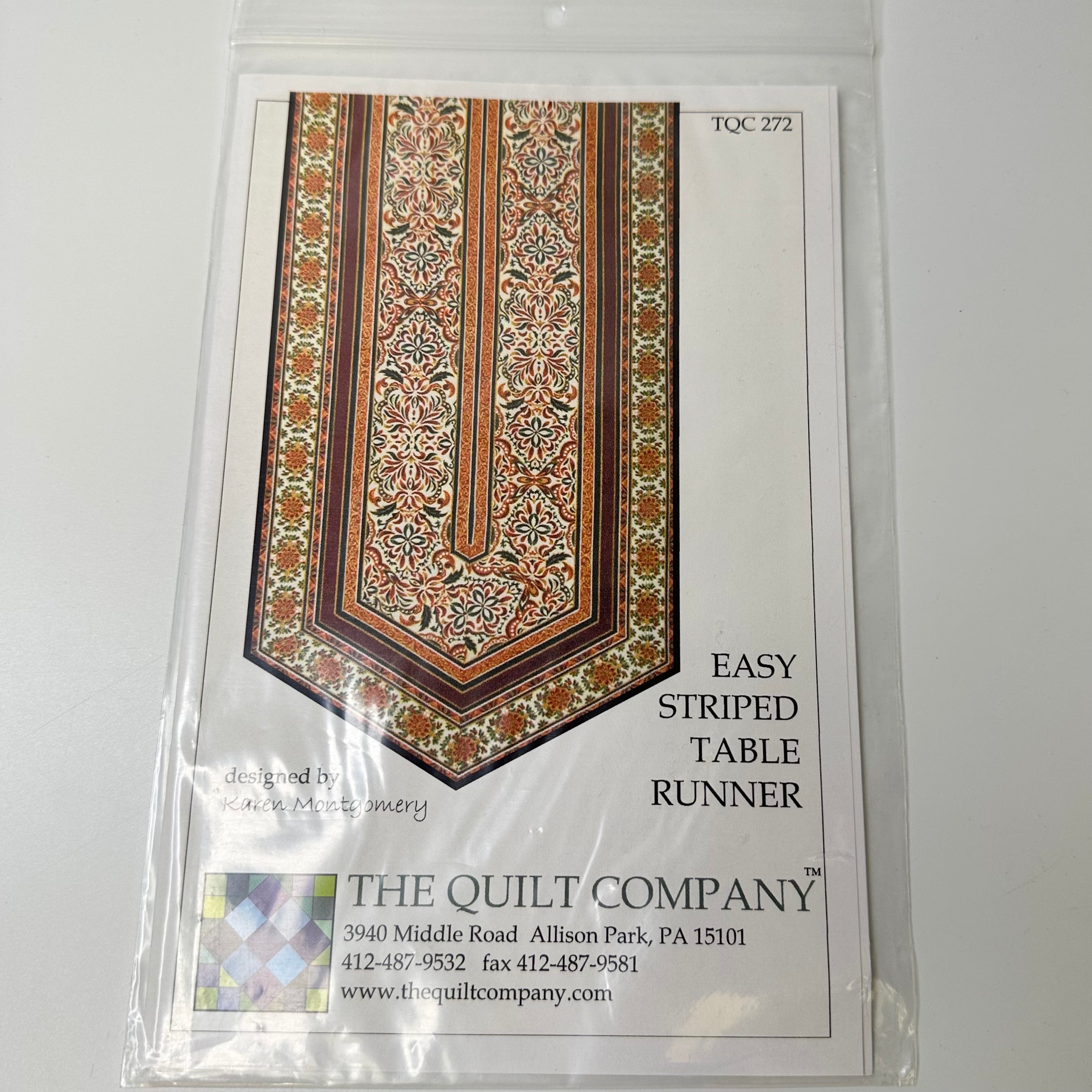 Sewing Pattern - Craft - The Quilt Company TQC272 | FABCYCLE