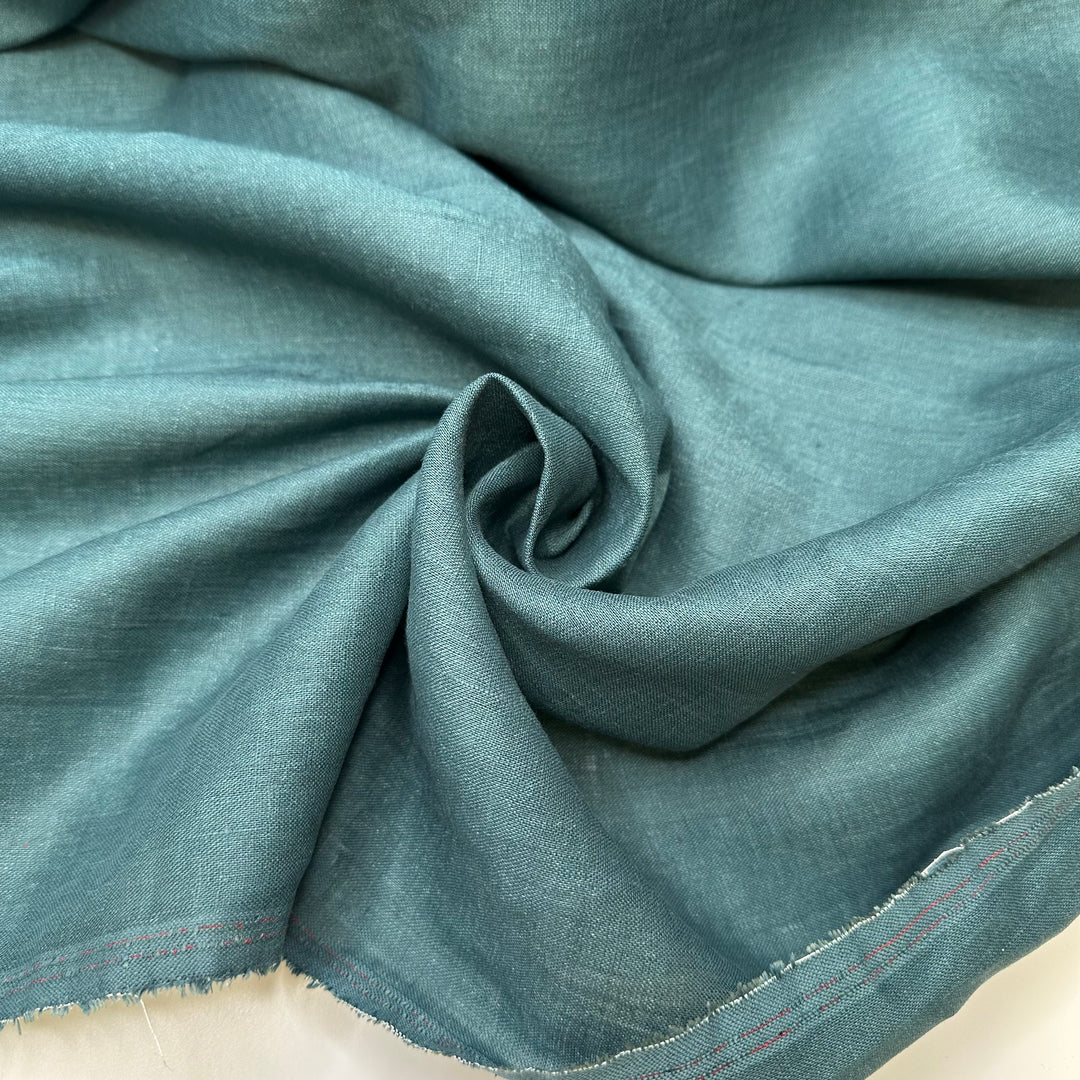 Deep Feelings - Linen Woven - Dark Teal Green - 3.3M Bundle