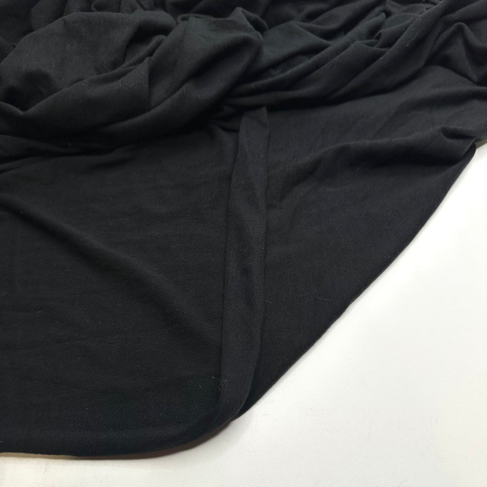 Sundown - Jersey Bamboo Blend Knit - Black - Bundles - FABCYCLE Deadstock and Sustainble Fabrics and Sewing Supplies