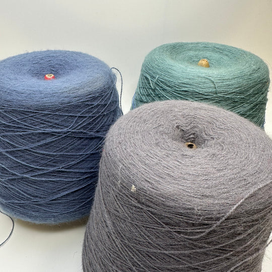Cone Yarn - Grey Mix - Individual - FABCYCLE Deadstock and Sustainble Fabrics and Sewing Supplies