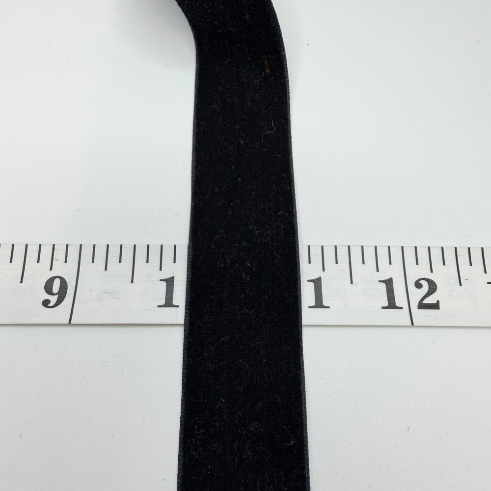 1" (25mm) Ribbon Trim - Black - Roll - True Deadstock supplies Fabric by private - Sustainable Textile | FABCYCLE