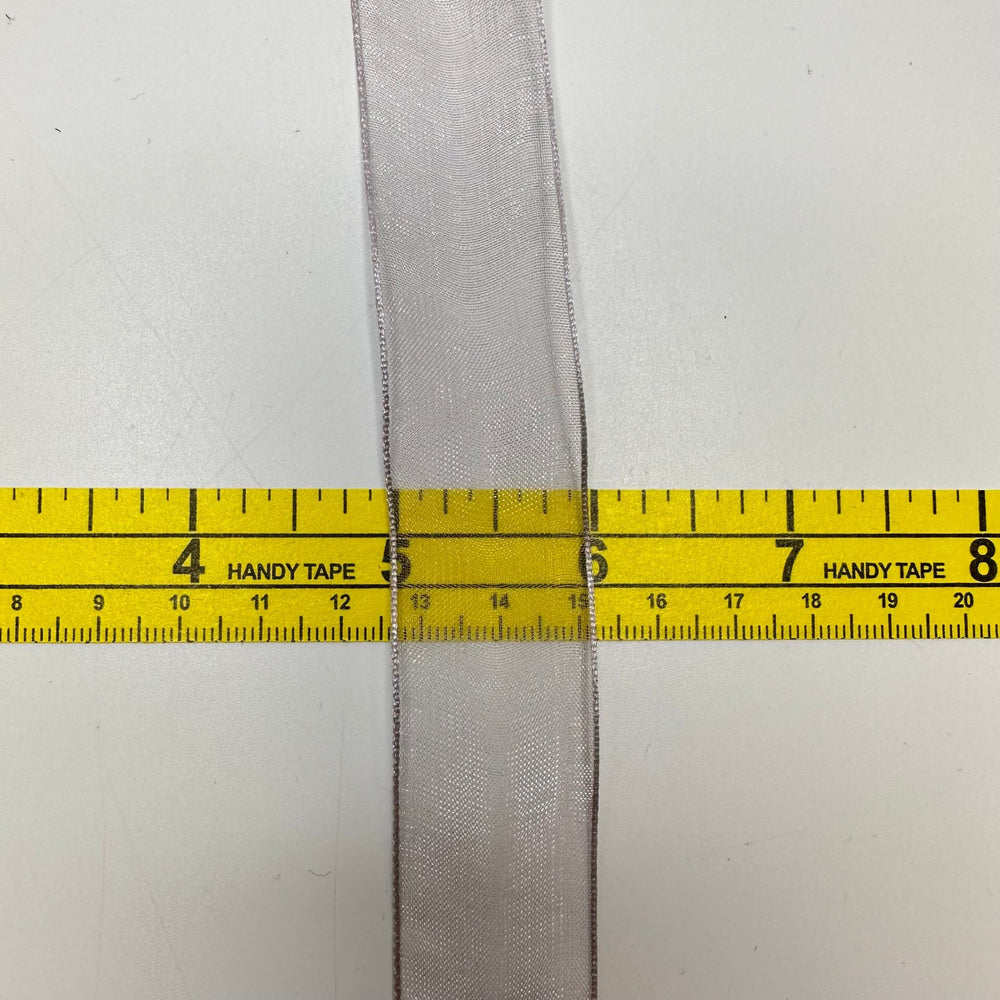 1" (25mm) Ribbon Trim - Silver - 1.9M Bundle - True Deadstock supplies Fabric by private - Sustainable Textile | FABCYCLE
