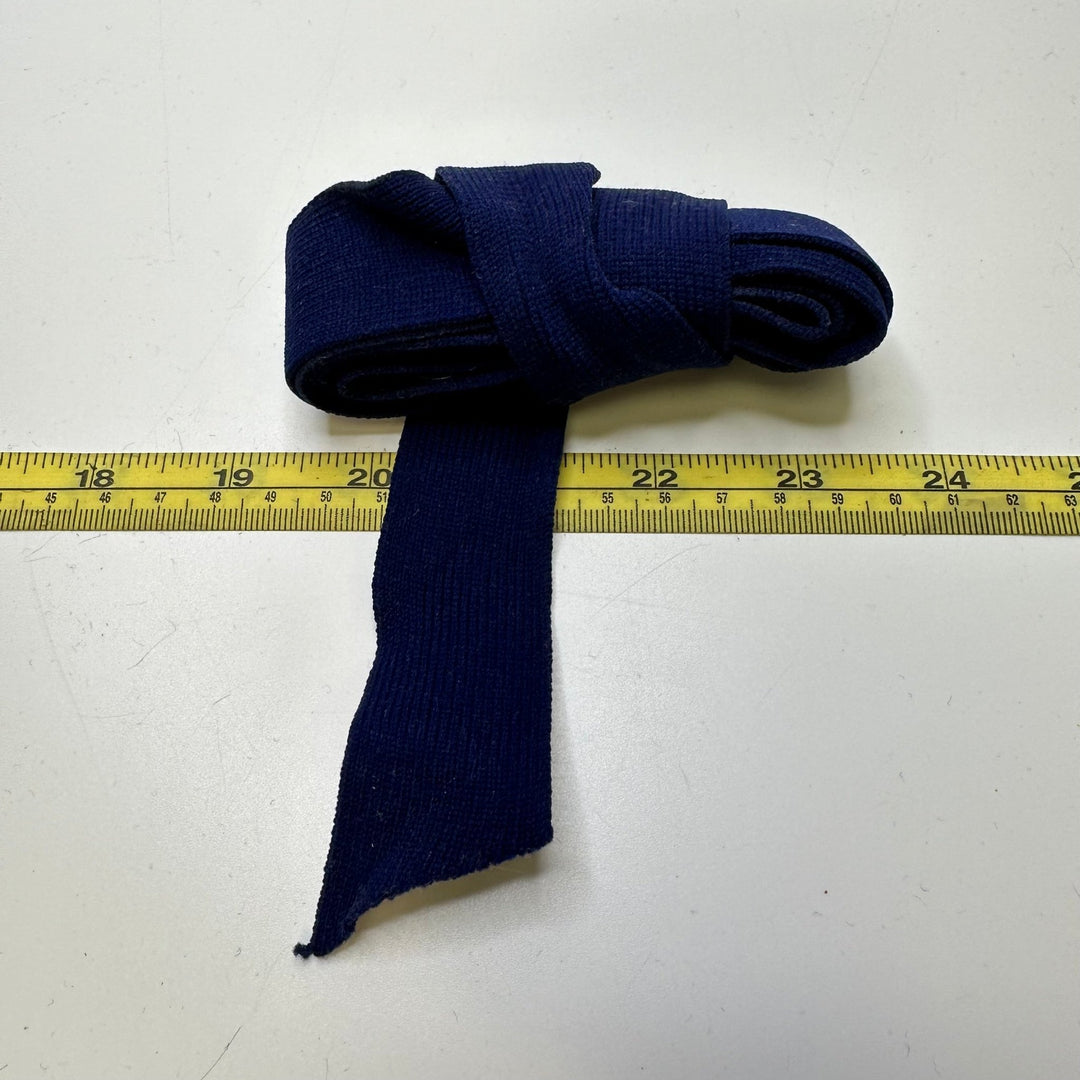 1" (25mm) Stretchy Tape Trim - Navy - 1.5M Bundle - True Deadstock supplies Fabric by private - Sustainable Textile | FABCYCLE