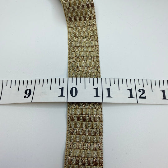 1" (25mm) Tape Trim - Gold - 2.25M Bundle - True Deadstock supplies Fabric by private - Sustainable Textile | FABCYCLE