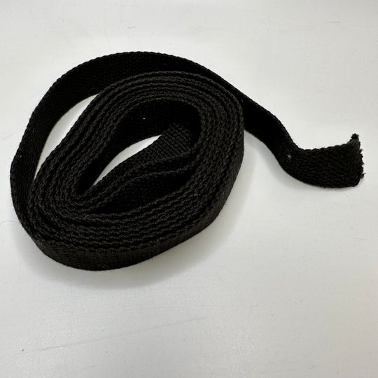 1" (25mm) Webbing Trim - Black - 2.6M Bundle - True Deadstock supplies Fabric by private - Sustainable Textile | FABCYCLE