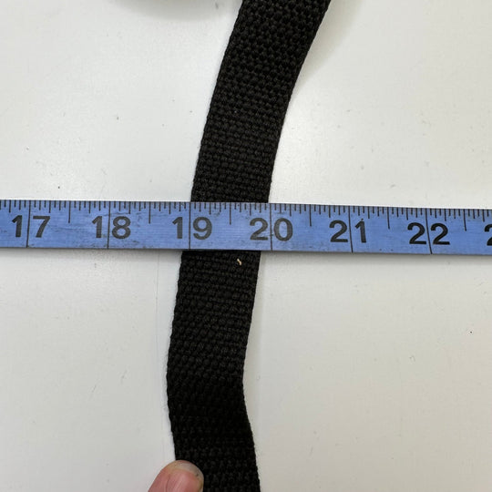 1" (25mm) Webbing Trim - Black - 2.6M Bundle - True Deadstock supplies Fabric by private - Sustainable Textile | FABCYCLE