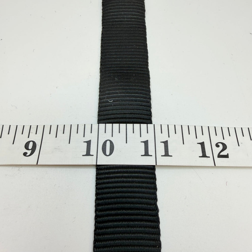 1" (25mm) Webbing Trim - Black - 3.2M Bundle - True Deadstock supplies Fabric by private - Sustainable Textile | FABCYCLE