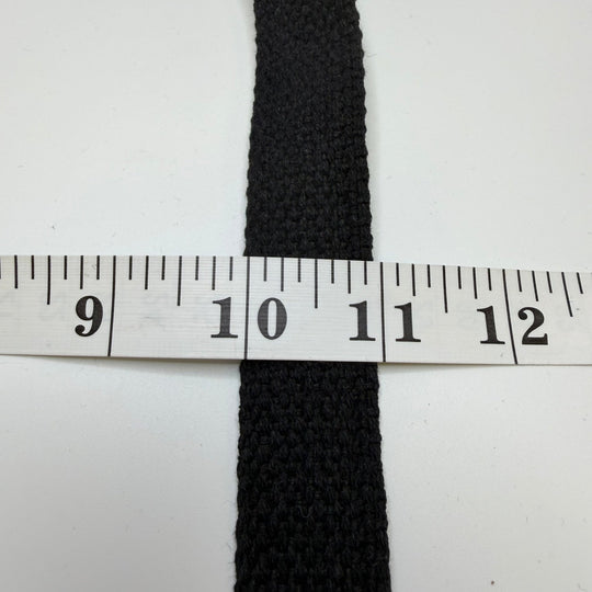 1" (25mm) Webbing Trim - Black - 8 Pack - True Deadstock supplies Fabric by private - Sustainable Textile | FABCYCLE