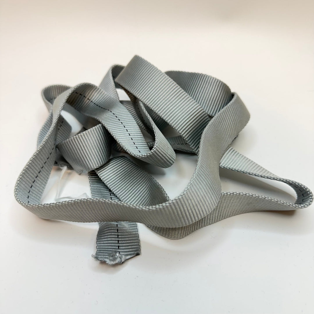1" (25mm) Webbing Trim - Grey/Silver - 1.9M Bundle - True Deadstock supplies Fabric by private - Sustainable Textile | FABCYCLE