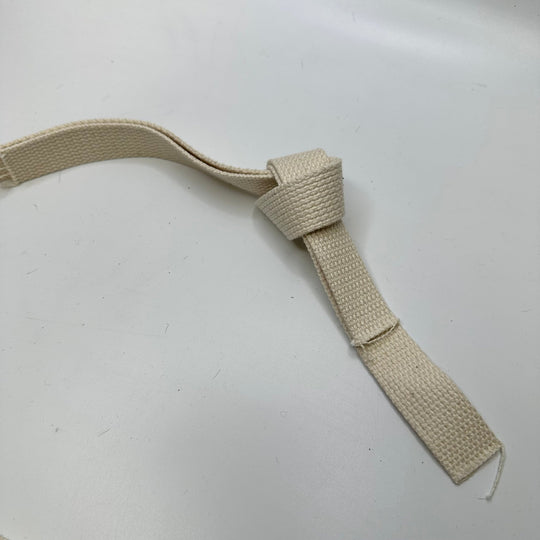 1" (25mm) Webbing Trim - Light Beige - 2 Pack - True Deadstock supplies Fabric by private - Sustainable Textile | FABCYCLE