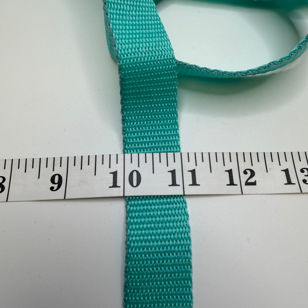 1" (25mm) Webbing Trim - Light Blue - 2.5M Bundle - True Deadstock supplies Fabric by private - Sustainable Textile | FABCYCLE
