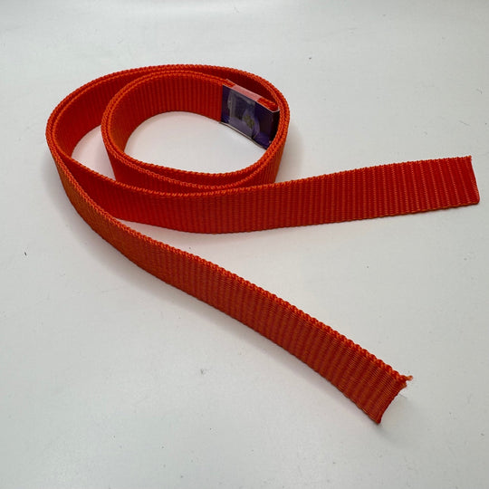 1" (25mm) Webbing Trim - Orange - 2 Pack - True Deadstock supplies Fabric by private - Sustainable Textile | FABCYCLE
