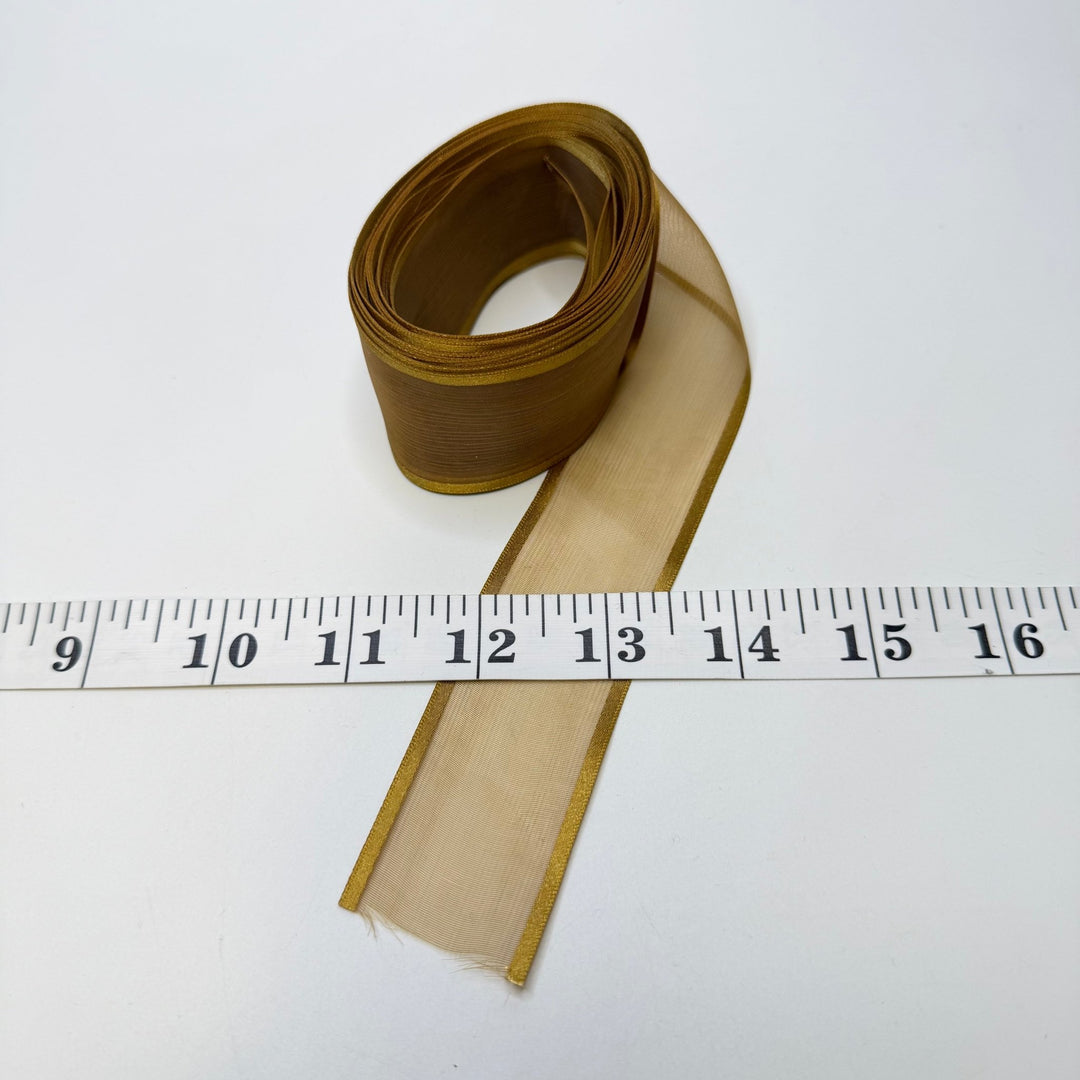 1 ¼" (32mm) Ribbon Trim - Gold - 4.5M Bundle - True Deadstock supplies Fabric by private - Sustainable Textile | FABCYCLE
