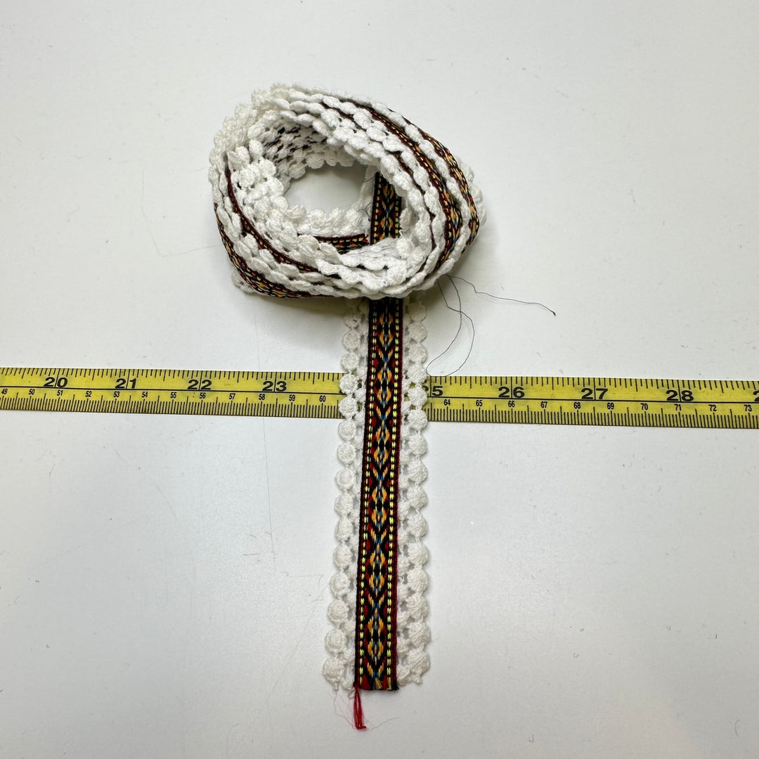 1 ¼" (32mm) Tape Trim - Multi - 1.15M Bundle - True Deadstock supplies Fabric by private - Sustainable Textile | FABCYCLE