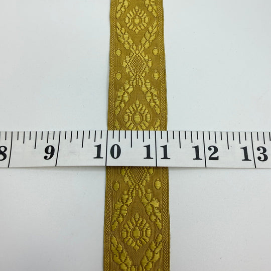 1 ¼" (32mm) Vintage Tape Trim - Gold/Yellow - 2.35M Bundle - True Deadstock supplies Fabric by private - Sustainable Textile | FABCYCLE