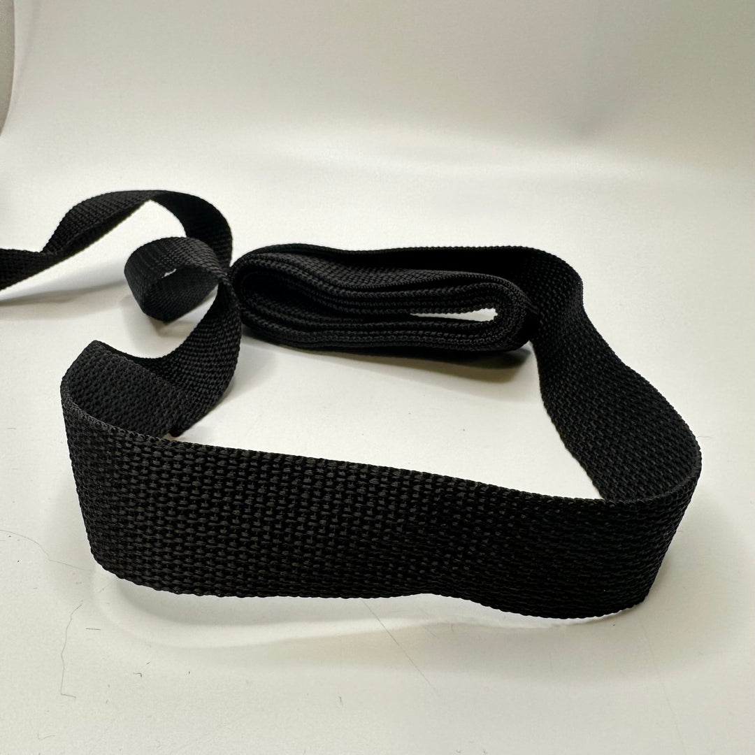 1 ¼" (32mm) Webbing Trim - Black - 1.9M Bundle - True Deadstock supplies Fabric by private - Sustainable Textile | FABCYCLE