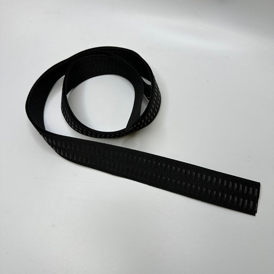 1 ¼" (32mm) Webbing Trim - Black - 2 Pack - True Deadstock supplies Fabric by private - Sustainable Textile | FABCYCLE
