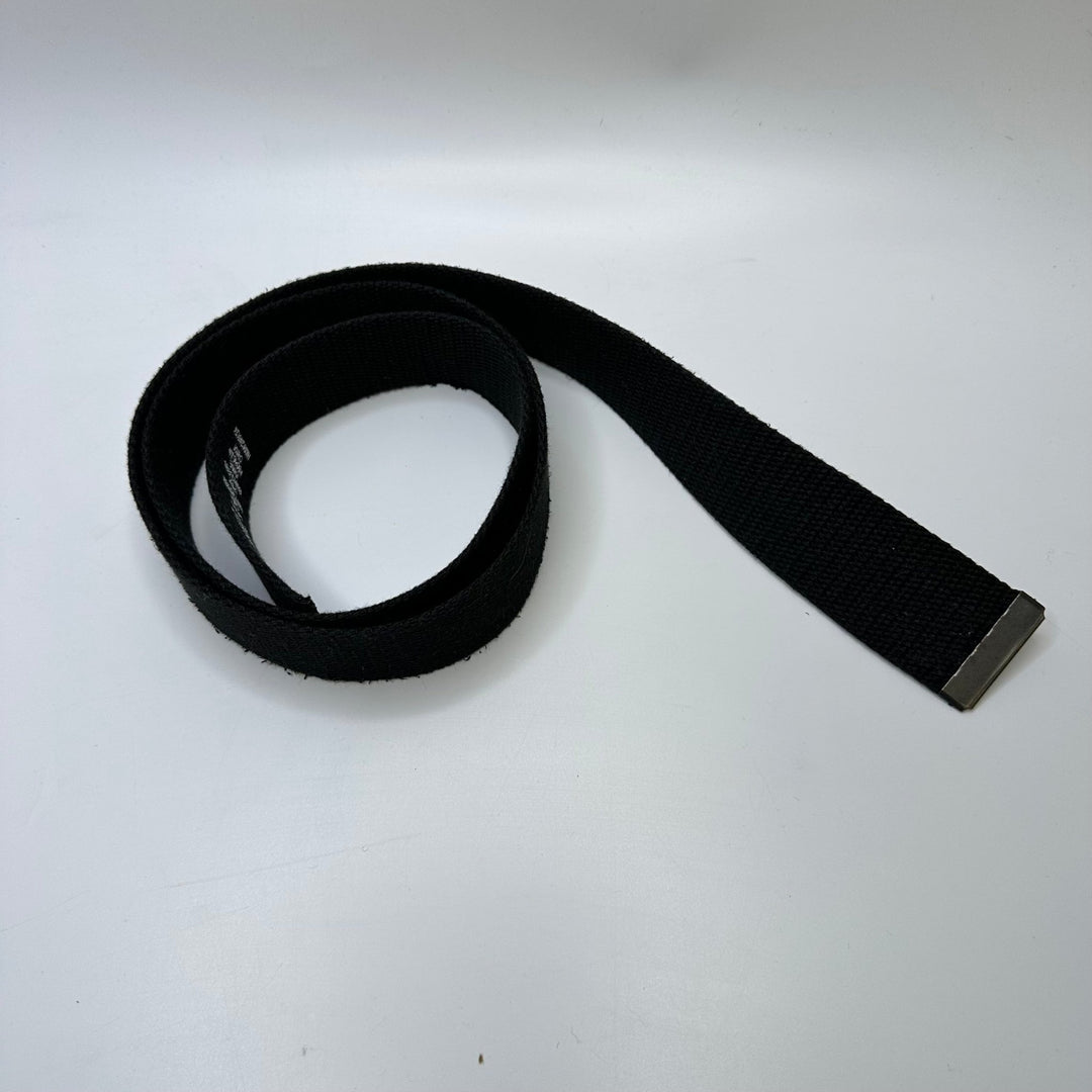1 ½" (38mm) Metal End Casing Webbing Trim - Black - 1.14M Bundle - True Deadstock supplies Fabric by private - Sustainable Textile | FABCYCLE