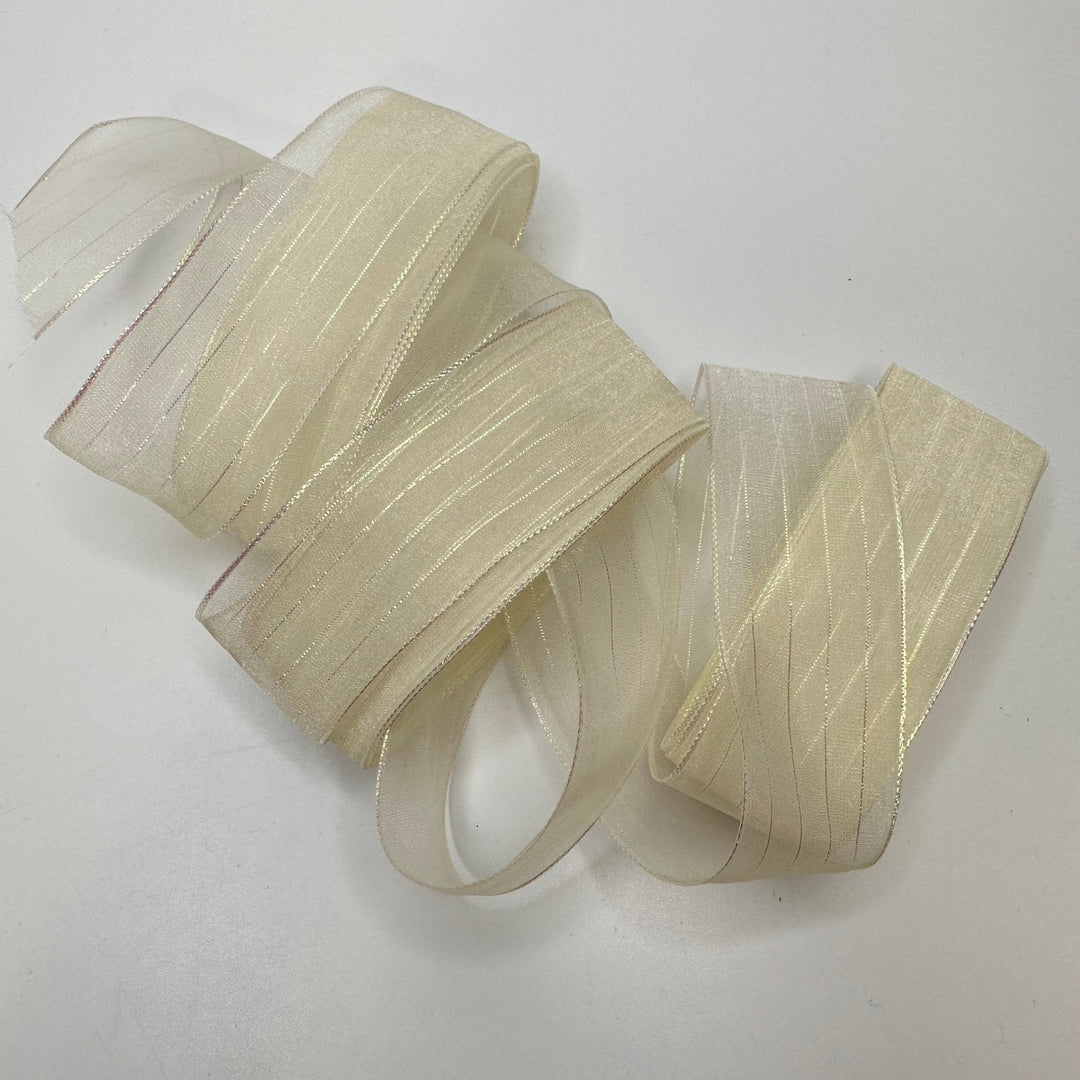 1 ½" (38mm) Ribbon Trim - White - 4M Bundle - True Deadstock supplies Fabric by private - Sustainable Textile | FABCYCLE