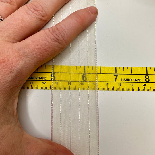 1 ½" (38mm) Ribbon Trim - White - 4M Bundle - True Deadstock supplies Fabric by private - Sustainable Textile | FABCYCLE