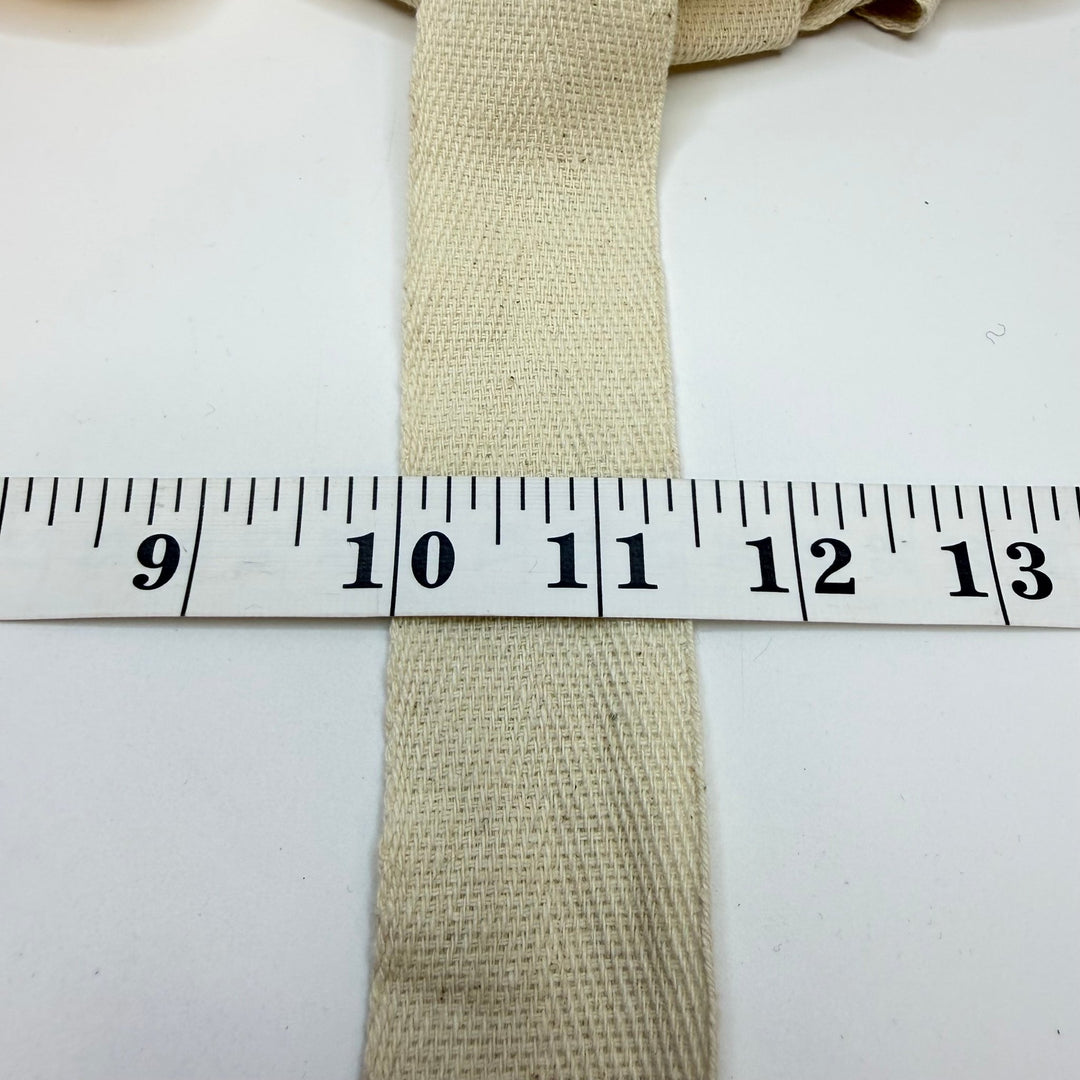 1 ½" (38mm) Webbing Trim - Cream - 3M Bundle - True Deadstock supplies Fabric by private - Sustainable Textile | FABCYCLE