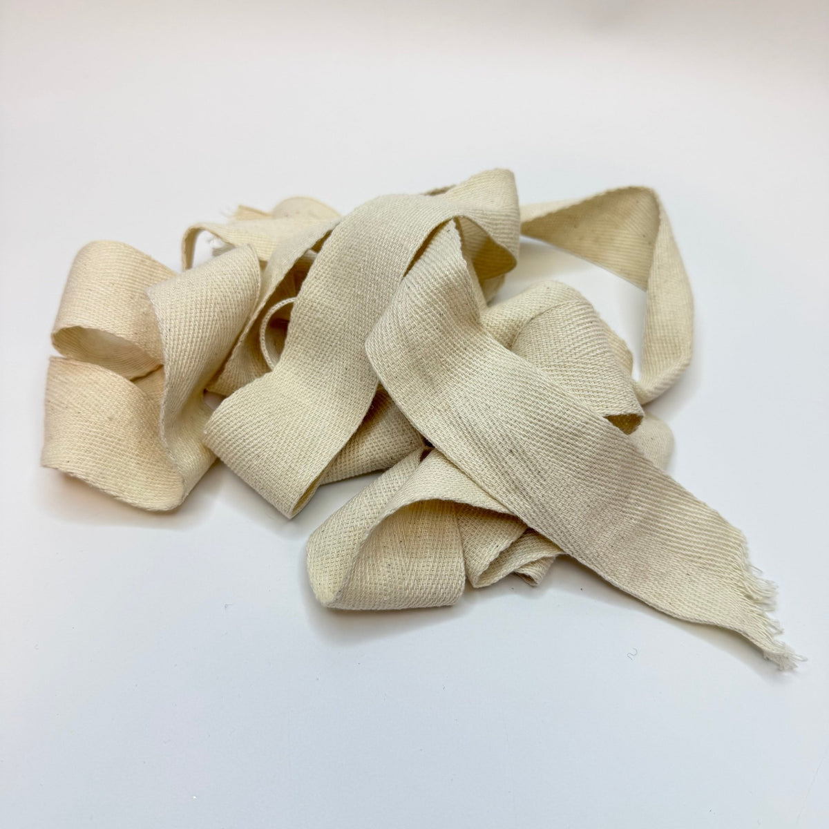 1 ½" (38mm) Webbing Trim - Cream - 3M Bundle - True Deadstock supplies Fabric by private - Sustainable Textile | FABCYCLE