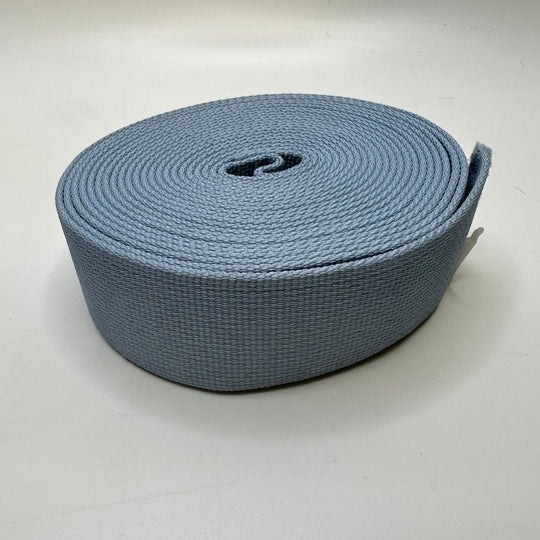 1 ½" (38mm) Webbing Trim - Light Blue - 4.4M Bundle - True Deadstock supplies Fabric by private - Sustainable Textile | FABCYCLE