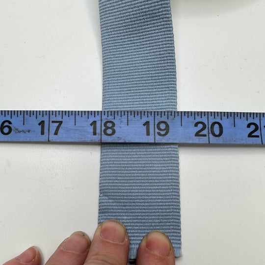 1 ½" (38mm) Webbing Trim - Light Blue - 4.4M Bundle - True Deadstock supplies Fabric by private - Sustainable Textile | FABCYCLE