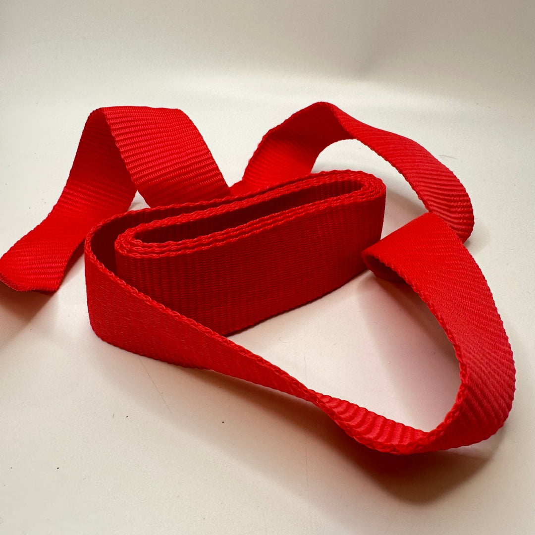 1 ½" (38mm) Webbing Trim - Red - 1.9M Bundle - True Deadstock supplies Fabric by private - Sustainable Textile | FABCYCLE