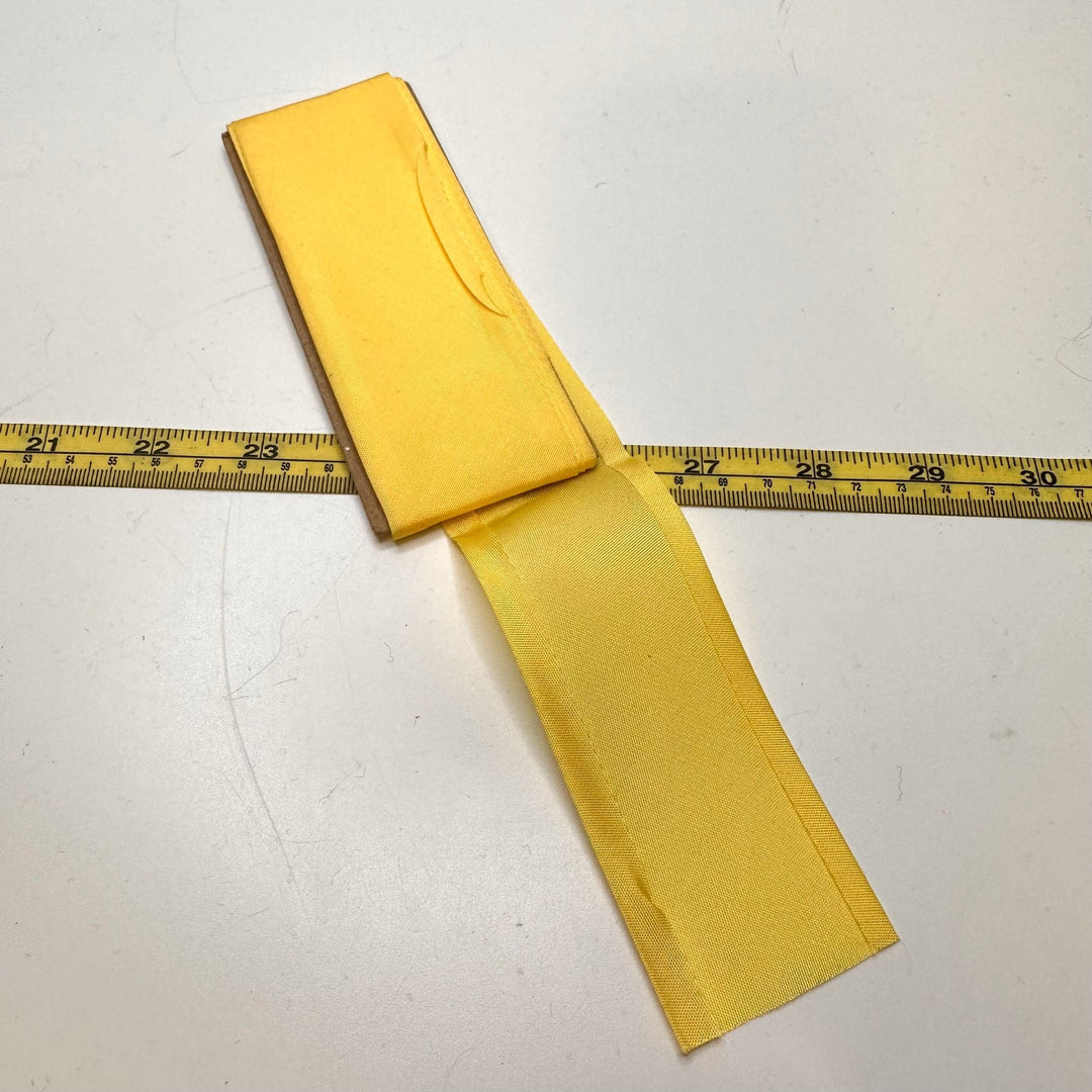 1 ¾" (45mm) Hem Binding Trim - Yellow - 2.2M Bundle - True Deadstock supplies Fabric by private - Sustainable Textile | FABCYCLE