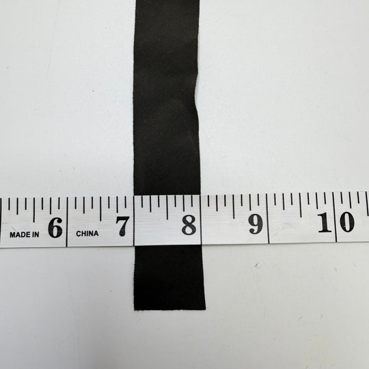 1" Continuous Woven Bias Tape - Dark Grey - Roll - True Deadstock supplies Fabric by private - Sustainable Textile | FABCYCLE
