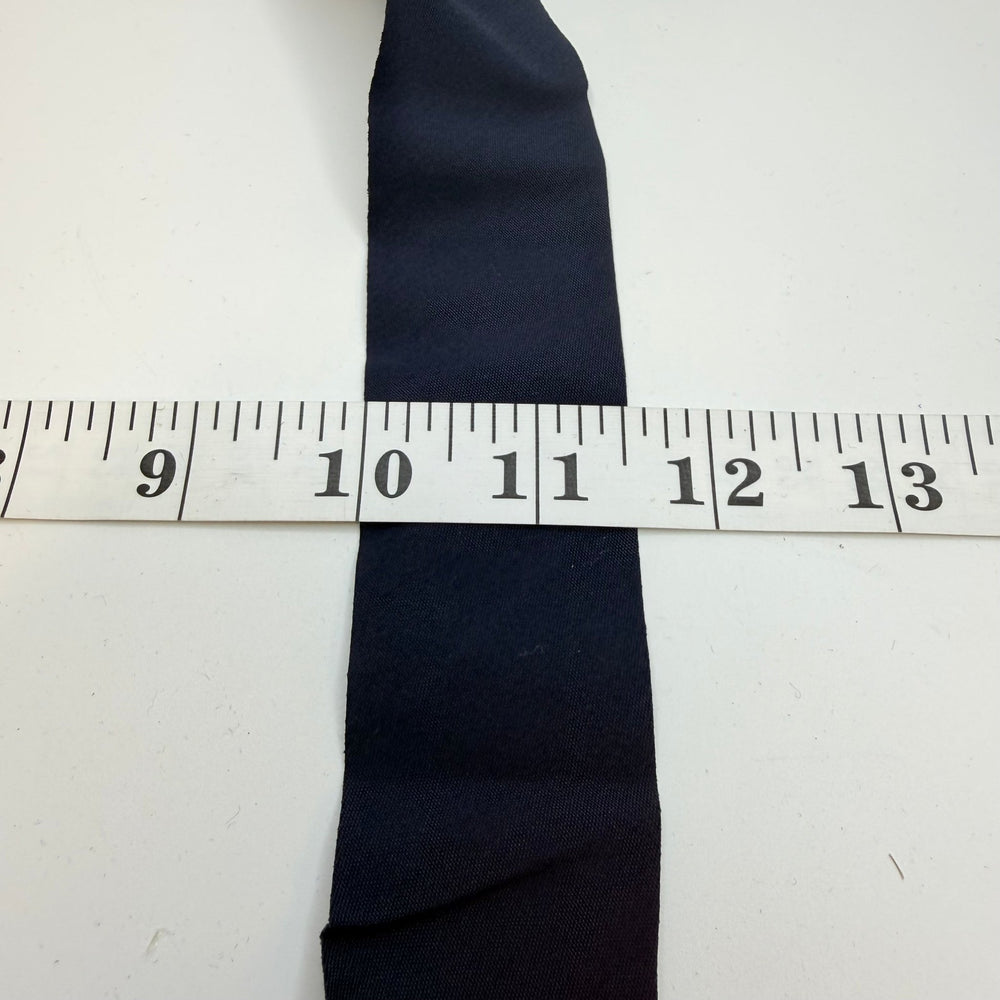 1 ½" Continuous Woven Bias Tape - Navy - 4M Bundle - True Deadstock supplies Fabric by private - Sustainable Textile | FABCYCLE