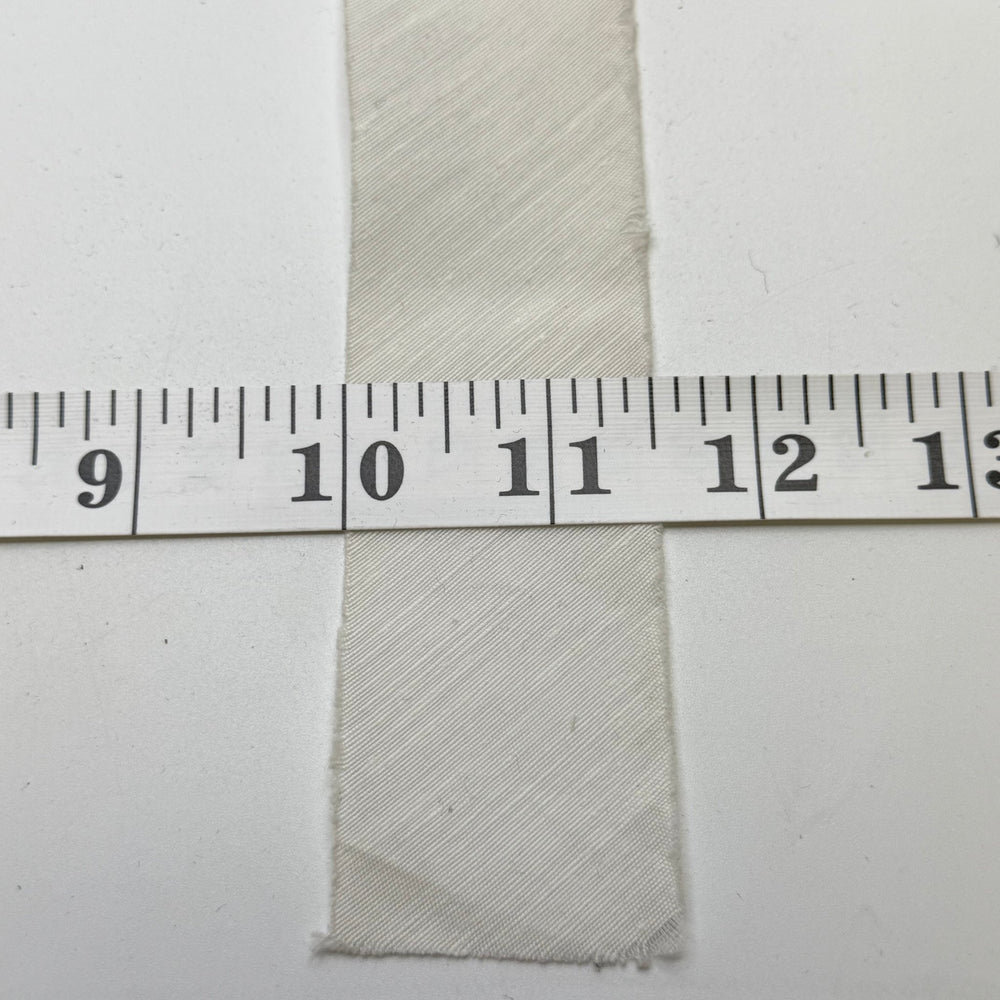 1 ½" Continuous Woven Bias Tape - White - 3M Bundle - True Deadstock supplies Fabric by private - Sustainable Textile | FABCYCLE