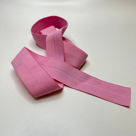 1" Foldover Elastic - Pink - 1.8M Bundle - True Deadstock supplies Fabric by private - Sustainable Textile | FABCYCLE
