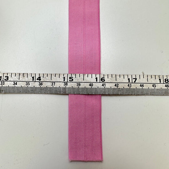 1" Foldover Elastic - Pink - 1.8M Bundle - True Deadstock supplies Fabric by private - Sustainable Textile | FABCYCLE
