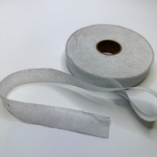1" Fusible Knit Bias Tape - White - Roll - True Deadstock supplies Fabric by private - Sustainable Textile | FABCYCLE