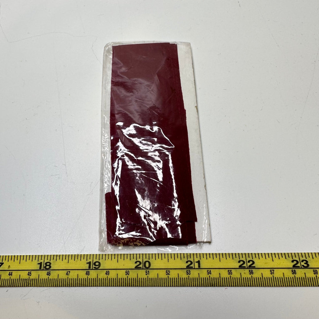 1 ½" Single Fold Woven Bias Tape - Burgundy - 1M Bundle - True Deadstock supplies Fabric by private - Sustainable Textile | FABCYCLE