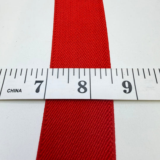 1 ½" Woven Elastic - Red - 2M Bundle - True Deadstock supplies Fabric by private - Sustainable Textile | FABCYCLE