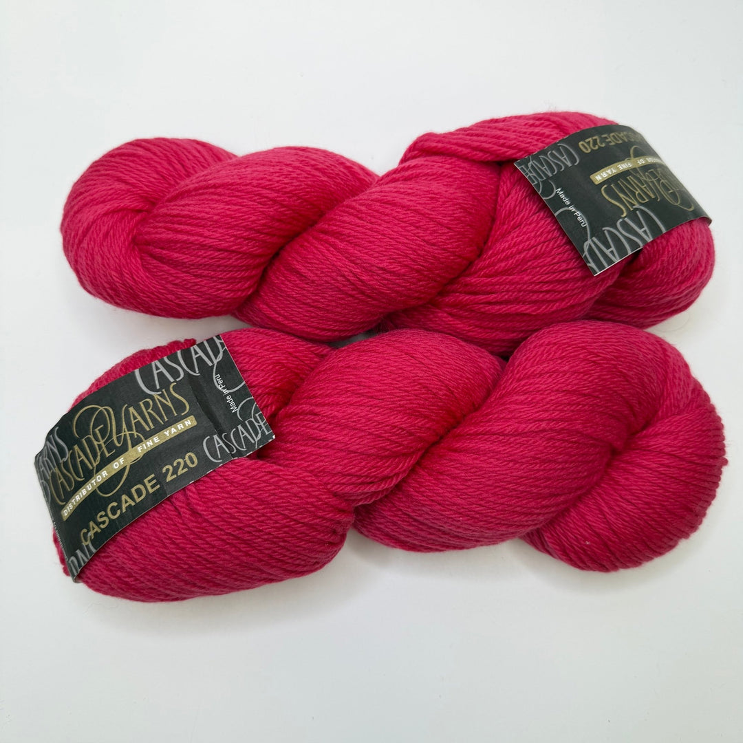 100% Wool Yarn - Pink - 2 Pack - True Deadstock supplies Fabric by private - Sustainable Textile | FABCYCLE