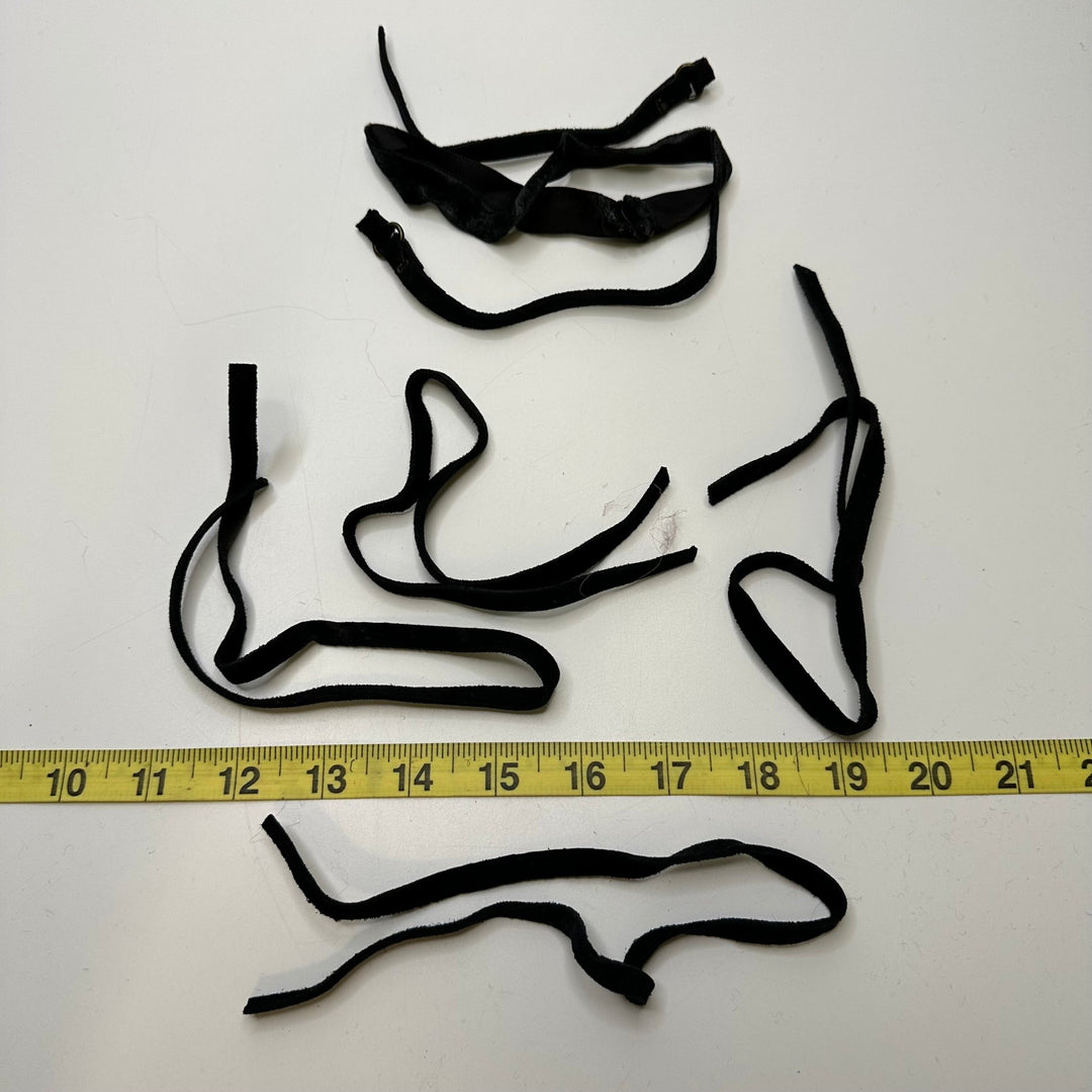 ⅜" (10mm) Cording Trim - Black - 5 Pack - True Deadstock supplies Fabric by private - Sustainable Textile | FABCYCLE