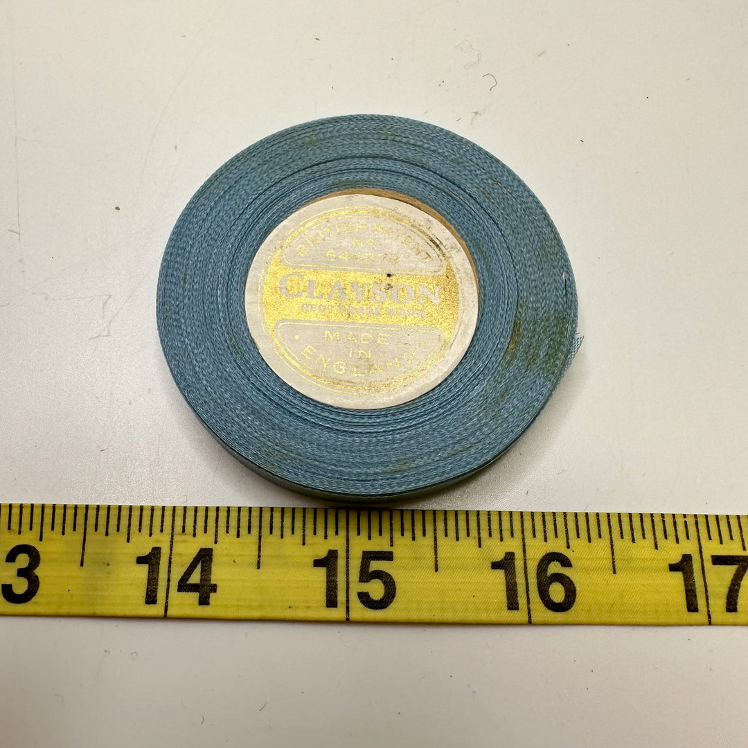 ⅜" (10mm) Ribbon Trim - Light Blue - Roll - True Deadstock supplies Fabric by private - Sustainable Textile | FABCYCLE