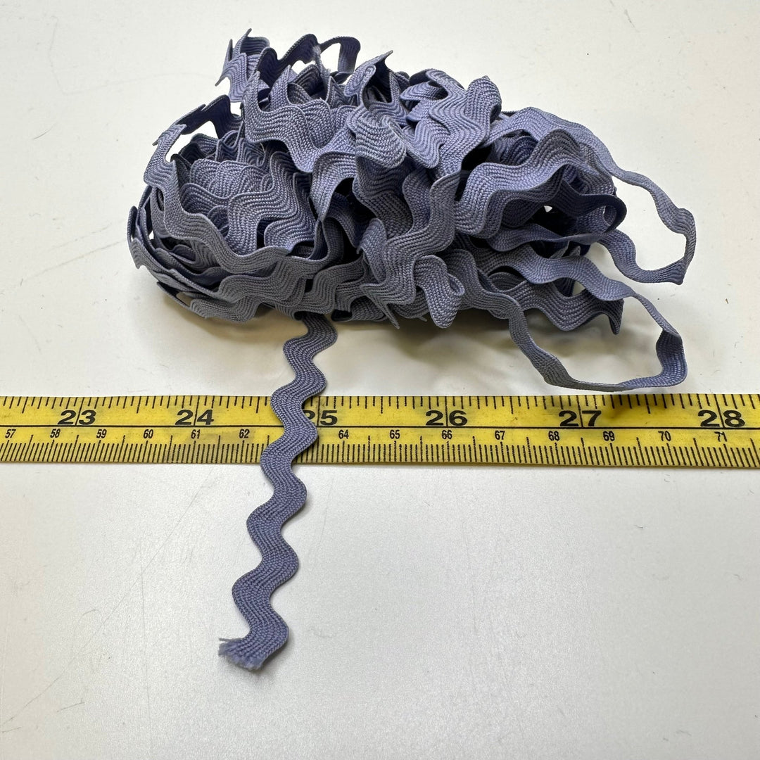 ⅜" (10mm) Ricrac Trim - Light Purple - 7.5M Bundle - True Deadstock supplies Fabric by private - Sustainable Textile | FABCYCLE
