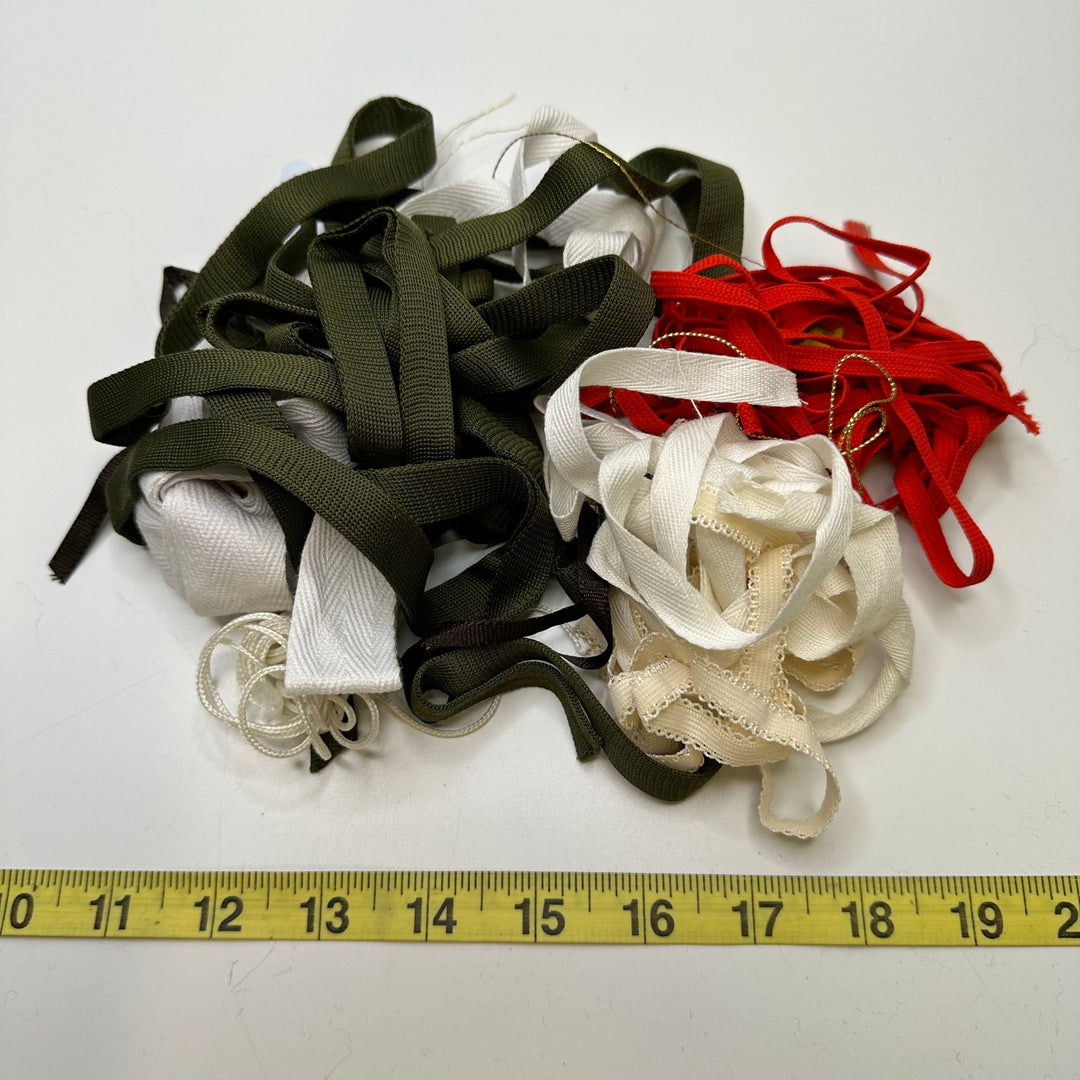 ⅜" (10mm) Tape Trim - Multi - 5 Pack - True Deadstock supplies Fabric by private - Sustainable Textile | FABCYCLE