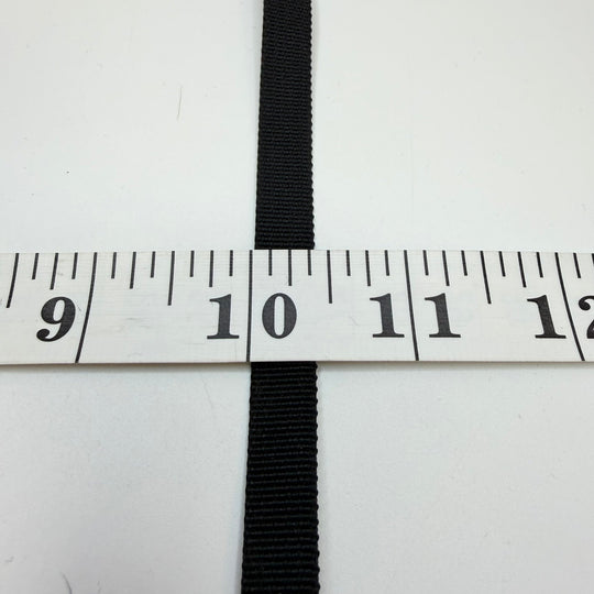 ⅜" (10mm) Webbing Trim - Black - 2M Bundle - True Deadstock supplies Fabric by private - Sustainable Textile | FABCYCLE