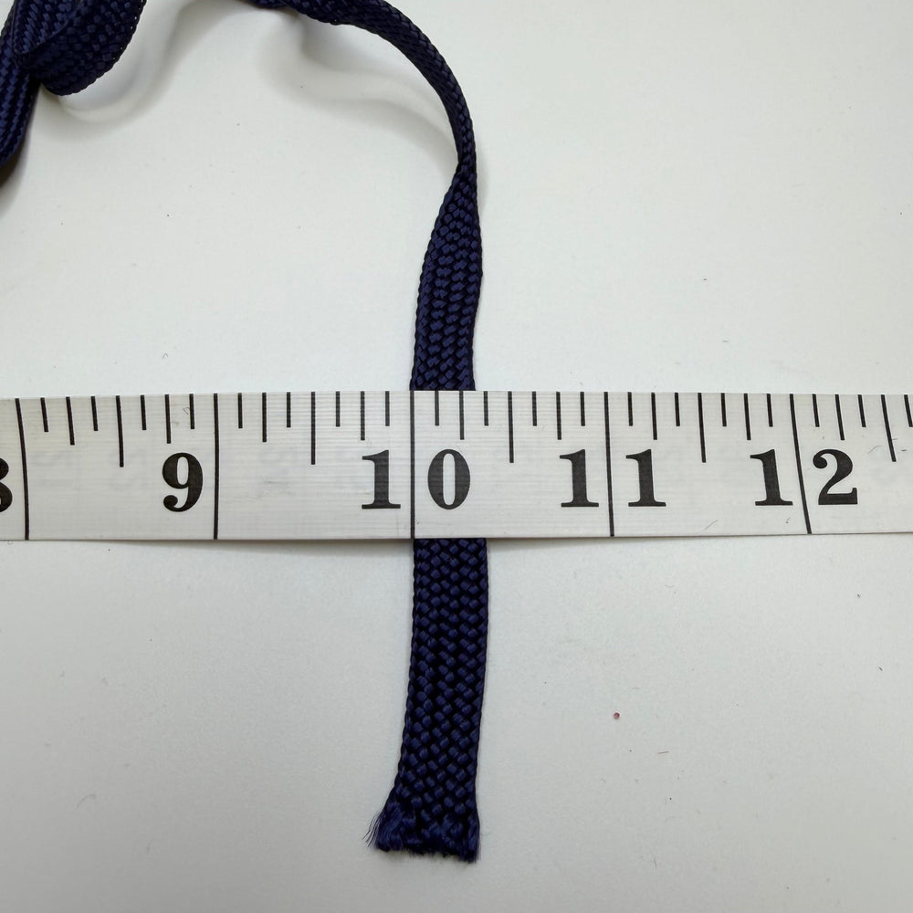 ⅜" (10mm) Webbing Trim - Dark Navy - 2M Bundle - True Deadstock supplies Fabric by private - Sustainable Textile | FABCYCLE