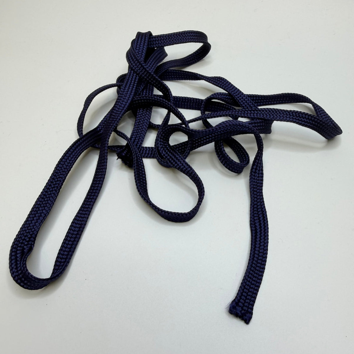 ⅜" (10mm) Webbing Trim - Dark Navy - 2M Bundle - True Deadstock supplies Fabric by private - Sustainable Textile | FABCYCLE