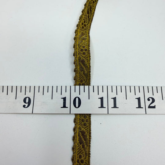 ½" (13mm) Antique Tape Trim - Gold - 1.8M Bundle - True Deadstock supplies Fabric by private - Sustainable Textile | FABCYCLE