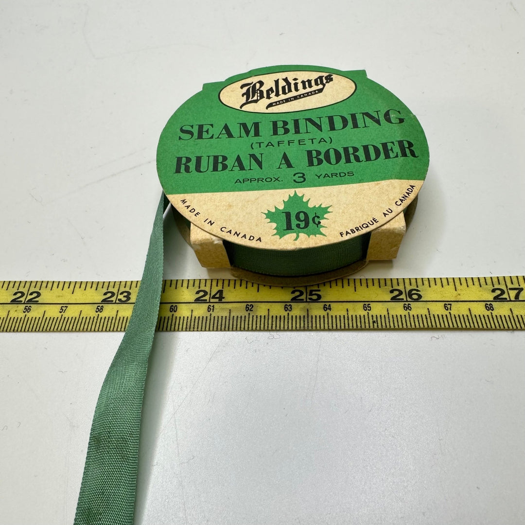 ½" (13mm) Ribbon Trim - Green - 2M Bundle - True Deadstock supplies Fabric by private - Sustainable Textile | FABCYCLE