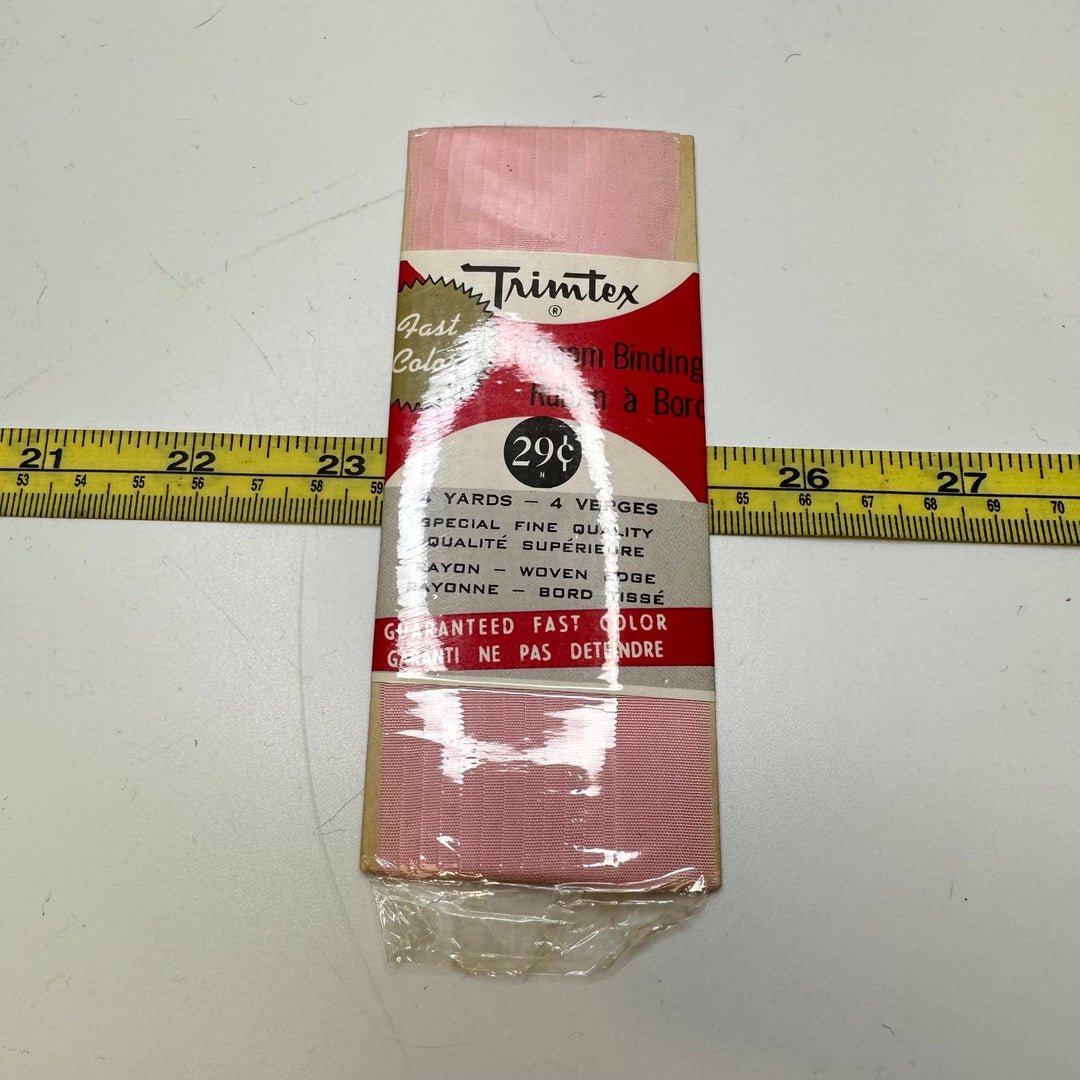 ½" (13mm) Seam Binding Trim - Light Pink - 3M Bundle - True Deadstock supplies Fabric by private - Sustainable Textile | FABCYCLE